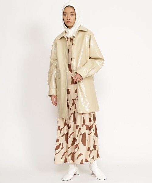 Ray BEAMS（レイビームス）の「Ray BEAMS / バラクラバ（ニットキャップ/ビーニー・レディース・ブラック/オフホワイト・ONE SIZE）」の9枚目の写真