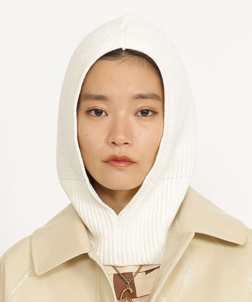 Ray BEAMS（レイビームス）の「Ray BEAMS / バラクラバ（ニットキャップ/ビーニー・レディース・ブラック/オフホワイト・ONE SIZE）」の14枚目の写真