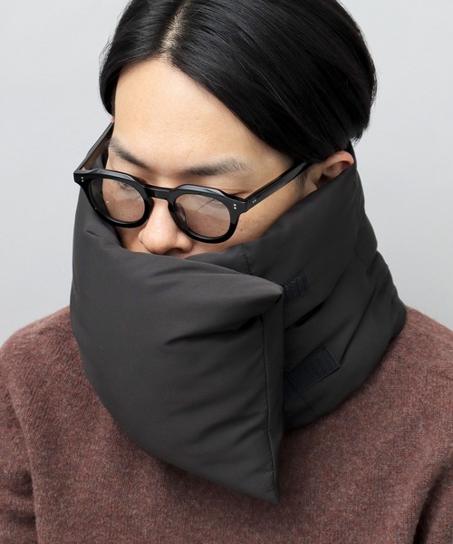 glabella（グラベラ）の「撥水ポリエステル 中綿 ボリューム ネックウォーマー / ダウンネックウォーマー（ネックウォーマー/スヌード