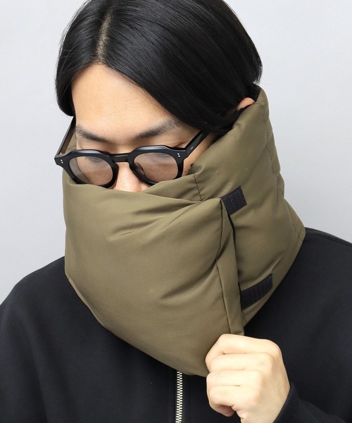 glabella（グラベラ）の「撥水ポリエステル 中綿 ボリューム ネックウォーマー / ダウンネックウォーマー（ネックウォーマー/スヌード