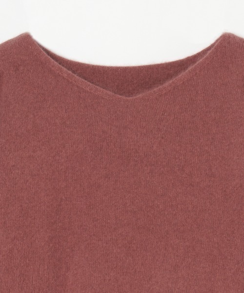HELIOPOLE(エリオポール)の「RACCOON 2WAY NECK PULLOVER(ニット/セーター・レディース・アイボリー/ブラウン/ピンク/グレー・38)」の17枚目の写真