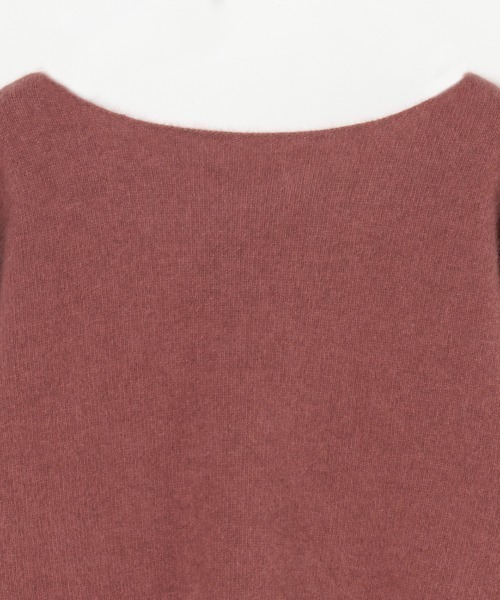 HELIOPOLE(エリオポール)の「RACCOON 2WAY NECK PULLOVER(ニット/セーター・レディース・アイボリー/ブラウン/ピンク/グレー・38)」の18枚目の写真