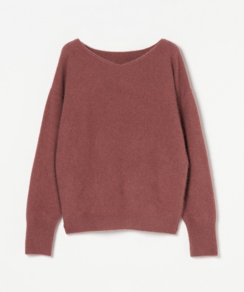 HELIOPOLE(エリオポール)の「RACCOON 2WAY NECK PULLOVER(ニット/セーター・レディース・アイボリー/ブラウン/ピンク/グレー・38)」の15枚目の写真