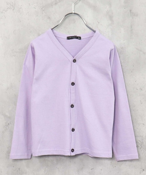 THE CASUAL（カジュアル）の「無地カーディガン（カーディガン/ボレロ・キッズ・チャコール/カーキ/ミント/ラベンダー/杢グレー/ダークグリーン/ベージュ/ネイビー/ブラウン/ブラック・110cm/120cm/130cm/140cm/150cm/160cm）」の10枚目の写真