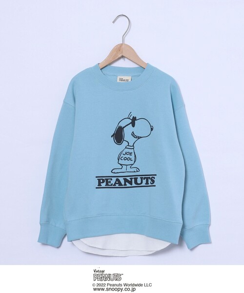 PEANUTS（ピーナッツ）の「PEANUTS フェイクレイヤードスウェット22FW