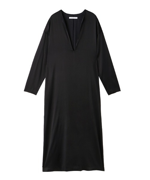ETRE TOKYO（エトレトウキョウ）の「キーネックシルクワンピース（T 