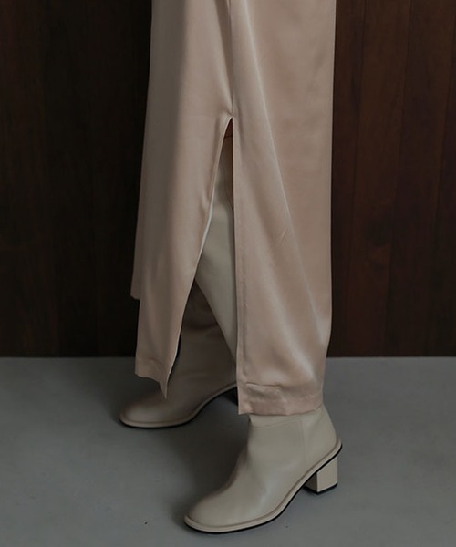 ETRE TOKYO（エトレトウキョウ）の「キーネックシルクワンピース（T 