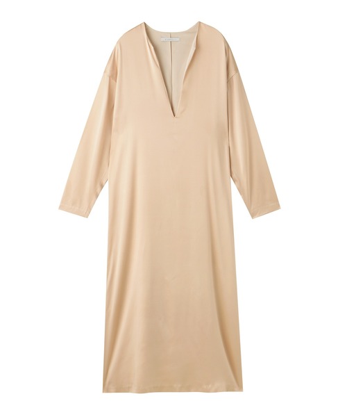 ETRE TOKYO（エトレトウキョウ）の「キーネックシルクワンピース（T 