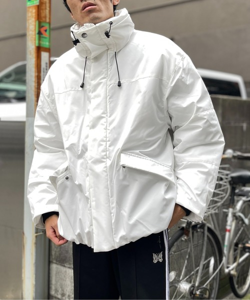 CPCM（シーピーシーエム）の「ストレッチハイネック中綿ジャケット（ダウンジャケット/コート・メンズ・ホワイト/ブラック/チャコールグレー・MEDIUM/LARGE）」の19枚目の写真