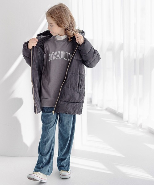 GLOBAL WORK(グローバルワーク)の「ランダムプリーツイージーパンツ/166334(その他パンツ・キッズ・ライトグレー/ブルー系その他/チャコールグレー/オフホワイト・140cm/110cm/100cm/150cm/130cm/160cm/120cm)」の6枚目の写真