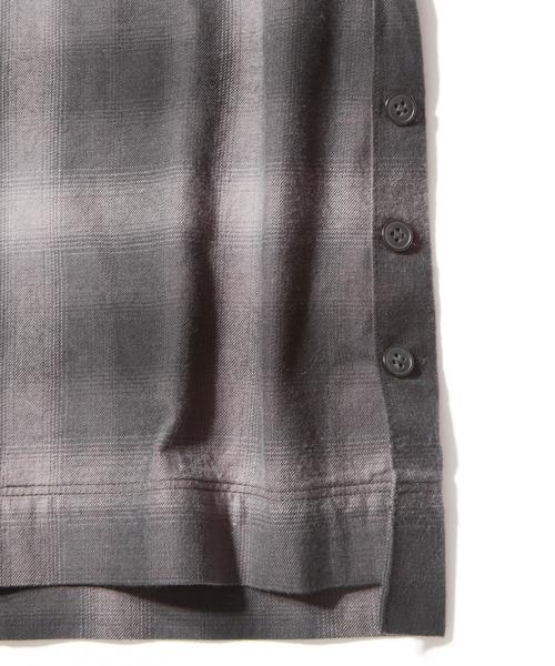 MONKEY TIME（モンキータイム）の「＜monkey time＞ ∴ DK OMB/CHK P/0 SSL/シャツ◆（シャツ/ブラウス・メンズ・ブラック・SMALL/MEDIUM/LARGE）」の3枚目の写真