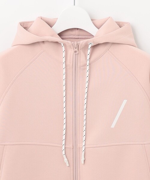 elev ピンクパーカー elevピンク スエード風 ジップアップパーカー elev ピンクパーカー elevピンク スエード風 ジップアップパーカー