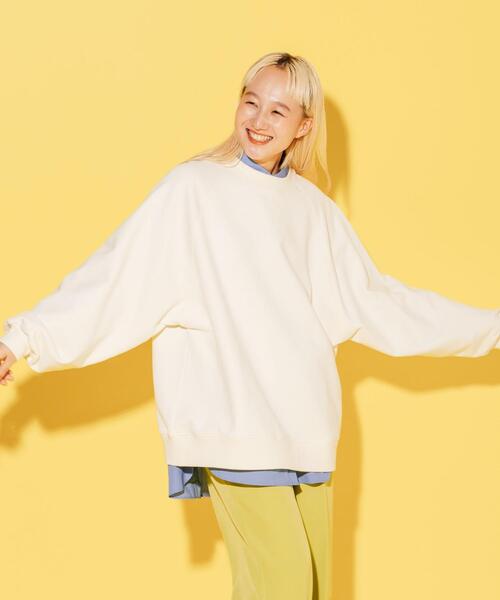 ＜CITEN＞ボリュームスリーブカラースウェット