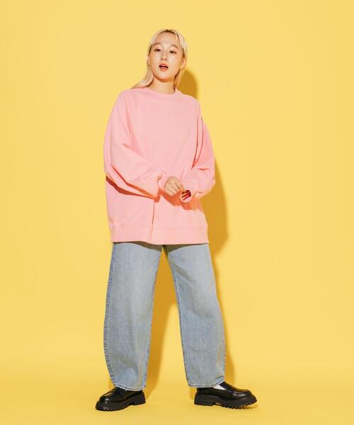 ＜CITEN＞ボリュームスリーブカラースウェット