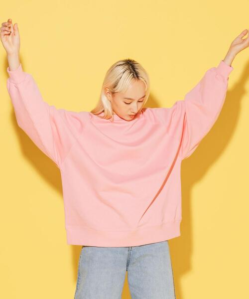 ＜CITEN＞ボリュームスリーブカラースウェット