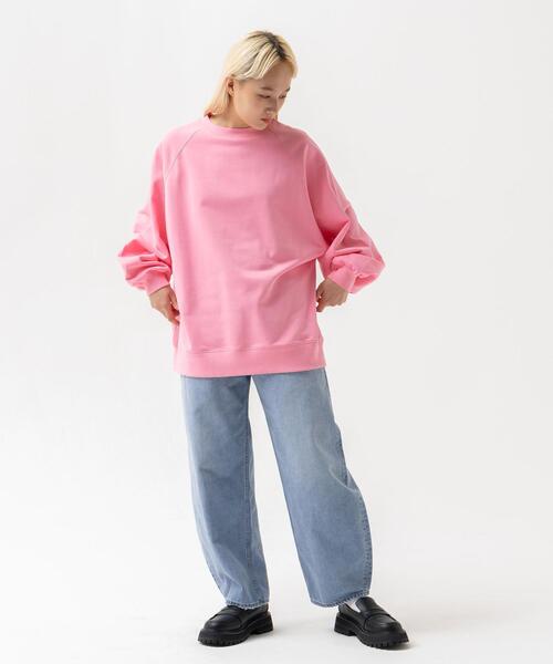 ＜CITEN＞ボリュームスリーブカラースウェット