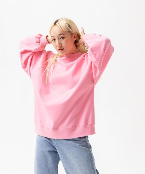 ＜CITEN＞ボリュームスリーブカラースウェット