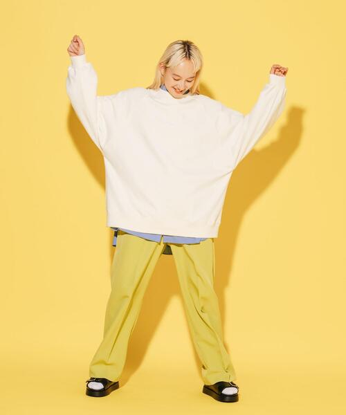 ＜CITEN＞ボリュームスリーブカラースウェット