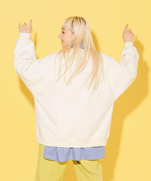 ＜CITEN＞ボリュームスリーブカラースウェット