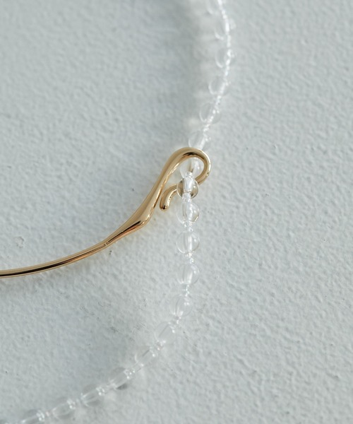 PAPILLONNER（パピヨネ）の「パールコンビチョーカー/PAPILLONNER/パピヨネ（チョーカー・レディース・ゴールド/クリア・FREE）」の14枚目の写真