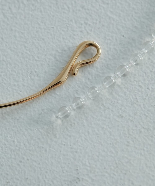 PAPILLONNER（パピヨネ）の「パールコンビチョーカー/PAPILLONNER/パピヨネ（チョーカー・レディース・ゴールド/クリア・FREE）」の15枚目の写真