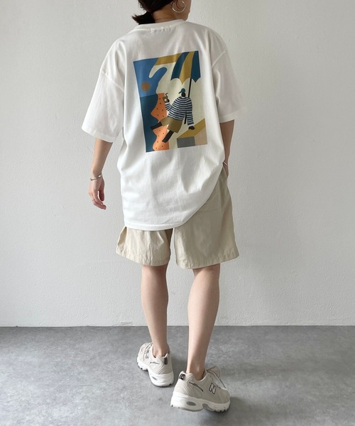 natto（ナット）の「Seaside with coffee tee / vacance（Tシャツ/カットソー・メンズ・アイボリー・MEDIUM/LARGE/X-LARGE）」の13枚目の写真