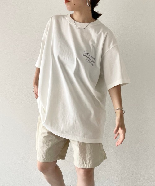 natto（ナット）の「Seaside with coffee tee / vacance（Tシャツ/カットソー・メンズ・アイボリー・MEDIUM/LARGE/X-LARGE）」の8枚目の写真
