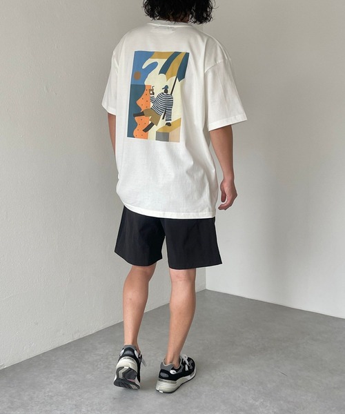 natto（ナット）の「Seaside with coffee tee / vacance（Tシャツ/カットソー・メンズ・アイボリー・MEDIUM/LARGE/X-LARGE）」の15枚目の写真