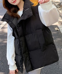 オーバーサイズ中綿ベスト