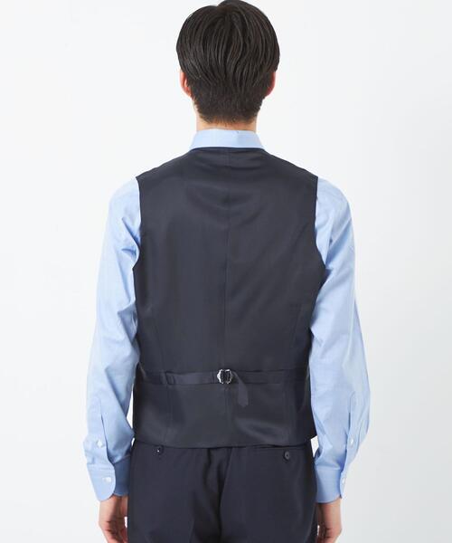 green label relaxing（グリーンレーベルリラクシング）の「＜REDA×green label relaxing＞トロ無地 5B スーツベスト（スーツベスト・メンズ・ブラック/ネイビー/ダークグレー/グレー・44/42/52/48/46/50）」の9枚目の写真