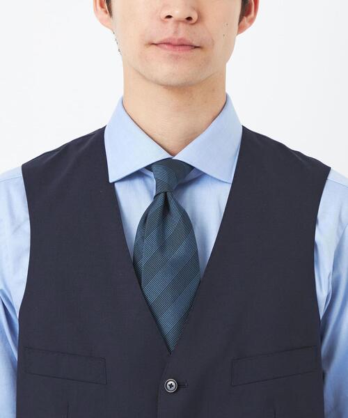 green label relaxing（グリーンレーベルリラクシング）の「＜REDA×green label relaxing＞トロ無地 5B スーツベスト（スーツベスト・メンズ・ブラック/ネイビー/ダークグレー/グレー・44/42/52/48/46/50）」の10枚目の写真