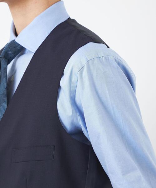 green label relaxing（グリーンレーベルリラクシング）の「＜REDA×green label relaxing＞トロ無地 5B スーツベスト（スーツベスト・メンズ・ブラック/ネイビー/ダークグレー/グレー・44/42/52/48/46/50）」の11枚目の写真