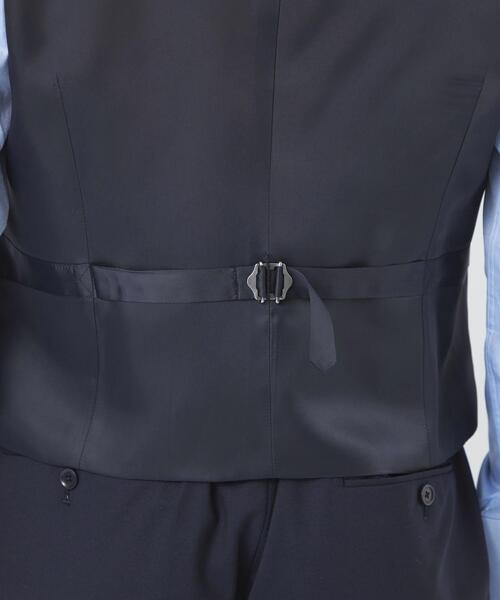 green label relaxing（グリーンレーベルリラクシング）の「＜REDA×green label relaxing＞トロ無地 5B スーツベスト（スーツベスト・メンズ・ブラック/ネイビー/ダークグレー/グレー・44/42/52/48/46/50）」の13枚目の写真