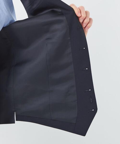 green label relaxing（グリーンレーベルリラクシング）の「＜REDA×green label relaxing＞トロ無地 5B スーツベスト（スーツベスト・メンズ・ブラック/ネイビー/ダークグレー/グレー・44/42/52/48/46/50）」の15枚目の写真