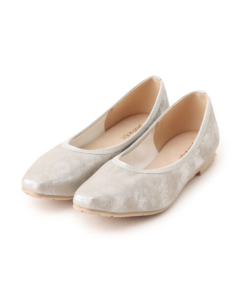 SHOO・LA・RUE（シューラルー）の「◆のびる!ストレッチ ローヒールパンプス（パンプス・レディース・シルバー/ブラック/ライトグリーン/アイボリー・35/25/45）」の6枚目の写真