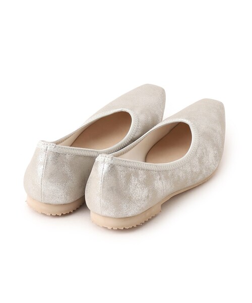 SHOO・LA・RUE（シューラルー）の「◆のびる!ストレッチ ローヒールパンプス（パンプス・レディース・シルバー/ブラック/ライトグリーン/アイボリー・35/25/45）」の8枚目の写真