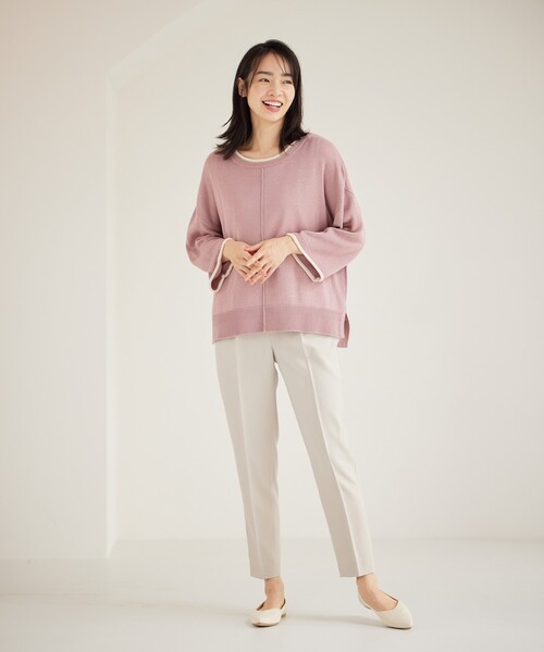 SHOO・LA・RUE（シューラルー）の「◆のびる!ストレッチ ローヒールパンプス（パンプス・レディース・シルバー/ブラック/ライトグリーン/アイボリー・35/25/45）」の13枚目の写真