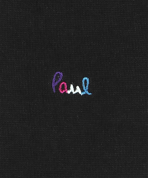 Paul Smith（ポールスミス）の「"Paul Smith" カラフル ロゴ エンブロイダリー ソックス / 553608 CS（ソックス/靴下・メンズ・ブラック/ダークブラウン/ネイビー/ダークグレー/ブルーグリーン・25-27）」の8枚目の写真