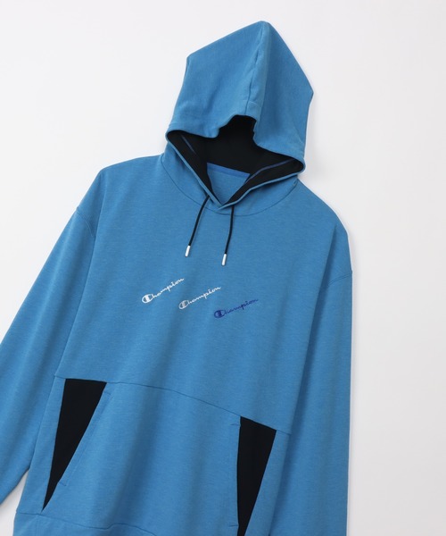 Champion(チャンピオン)の「【Champion/チャンピオン】メンズ スポーツ テックウィーブ テリー フーデッドスウェットシャツ(パーカー・メンズ・その他35/グレー/ブラック/オリーブ・LARGE/MEDIUM/X-LARGE)」の19枚目の写真