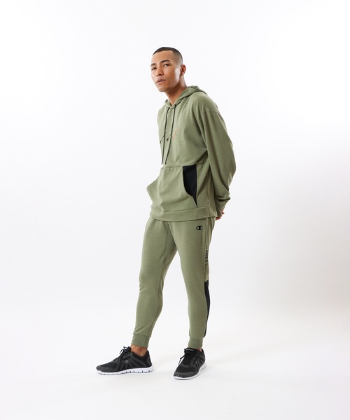 Champion(チャンピオン)の「【Champion/チャンピオン】メンズ スポーツ テックウィーブ テリー フーデッドスウェットシャツ(パーカー・メンズ・その他35/グレー/ブラック/オリーブ・LARGE/MEDIUM/X-LARGE)」の8枚目の写真