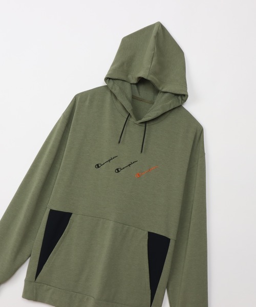 Champion(チャンピオン)の「【Champion/チャンピオン】メンズ スポーツ テックウィーブ テリー フーデッドスウェットシャツ(パーカー・メンズ・その他35/グレー/ブラック/オリーブ・LARGE/MEDIUM/X-LARGE)」の13枚目の写真