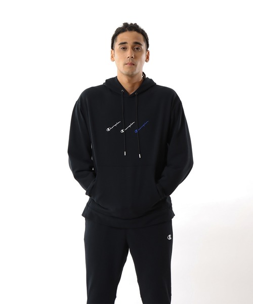 Champion(チャンピオン)の「【Champion/チャンピオン】メンズ スポーツ テックウィーブ テリー フーデッドスウェットシャツ(パーカー・メンズ・その他35/グレー/ブラック/オリーブ・LARGE/MEDIUM/X-LARGE)」の6枚目の写真