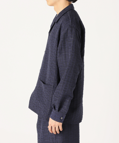 JOURNAL STANDARD(ジャーナルスタンダード)の「Swell UP ジャガードCPO シャツジャケット(シャツ/ブラウス・メンズ・ネイビー/ブラウン/ラベンダー・LARGE/MEDIUM)」の21枚目の写真