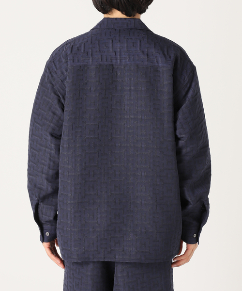JOURNAL STANDARD(ジャーナルスタンダード)の「Swell UP ジャガードCPO シャツジャケット(シャツ/ブラウス・メンズ・ネイビー/ブラウン/ラベンダー・LARGE/MEDIUM)」の22枚目の写真