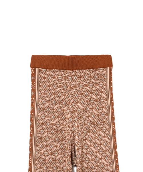 AMERICAN RAG CIE（アメリカンラグシー）の「キカガクニットジャガードパンツ（その他パンツ・レディース・レッド/ブラウン・FREE）」の16枚目の写真