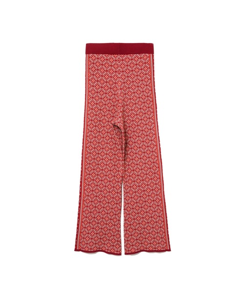 AMERICAN RAG CIE（アメリカンラグシー）の「キカガクニットジャガードパンツ（その他パンツ・レディース・レッド/ブラウン・FREE）」の20枚目の写真