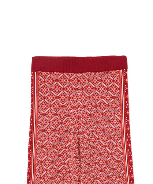 AMERICAN RAG CIE（アメリカンラグシー）の「キカガクニットジャガードパンツ（その他パンツ・レディース・レッド/ブラウン・FREE）」の22枚目の写真