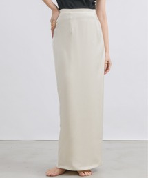 NEUNA | 【どんなコーディネートにも合わせやすいシンプルな1枚】サテンタイトロングスカート(スカート)