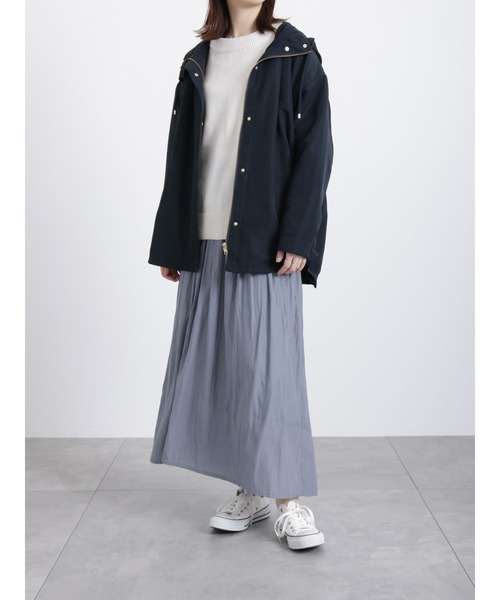 Samansa Mos2 blue（サマンサモスモスブルー）の「ギャザースカート（スカート・レディース・ベージュ/ブルー/チャコール・ﾌﾘ-）」の10枚目の写真