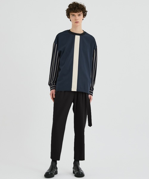 CULLNI（クルニ）の「STUDIOUS別注 SLACKS（スラックス・メンズ・ブラック/ブルー/ライトグレー系1・1/2）」の4枚目の写真